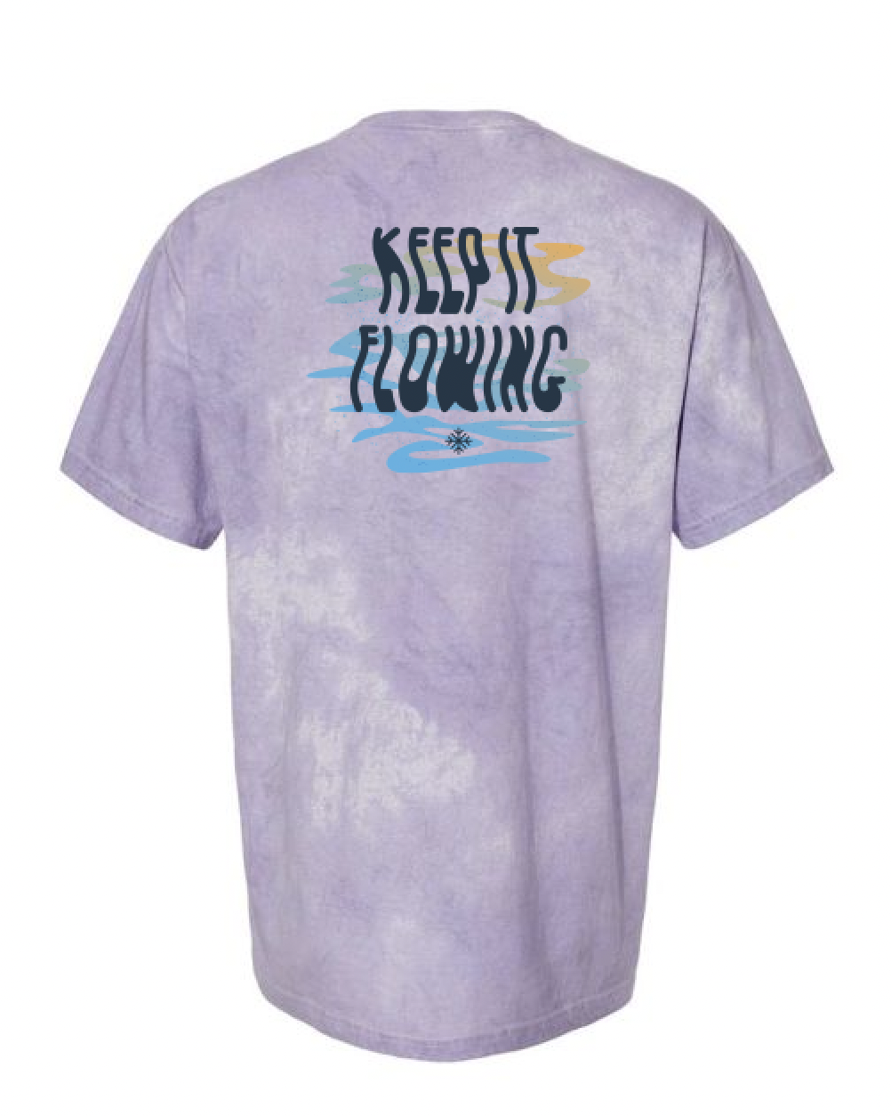 Purple Spiked Snowmelt "Colorblast" T-shirt